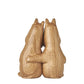 The Moomins wooden figure oak Hug, 80th anniversary edition