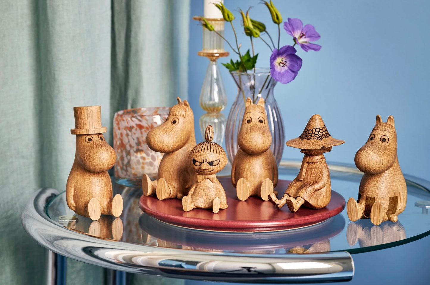 The Moomins wooden figure oak Moomin 10 cm