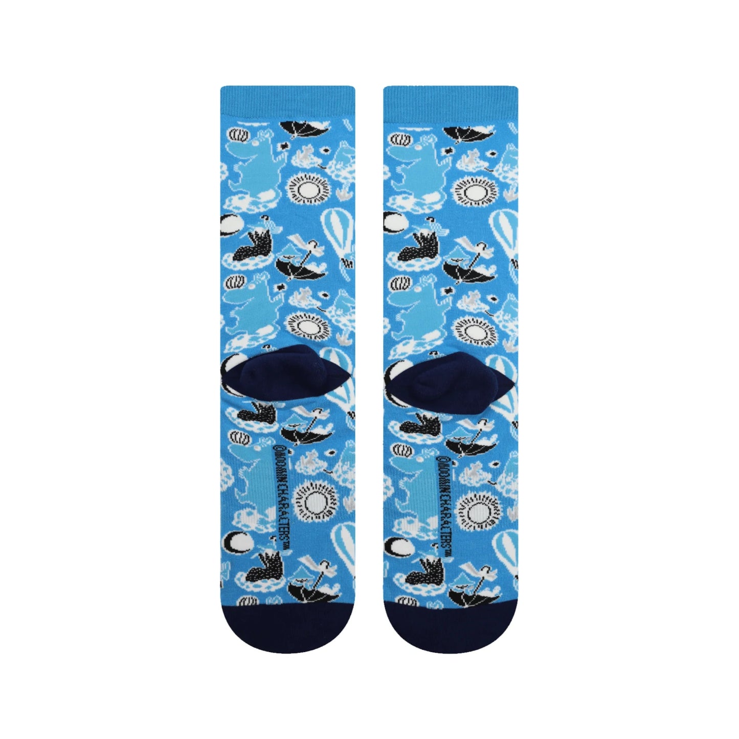 The Mumins Nvrlnd Socks, Baby Blue Crew