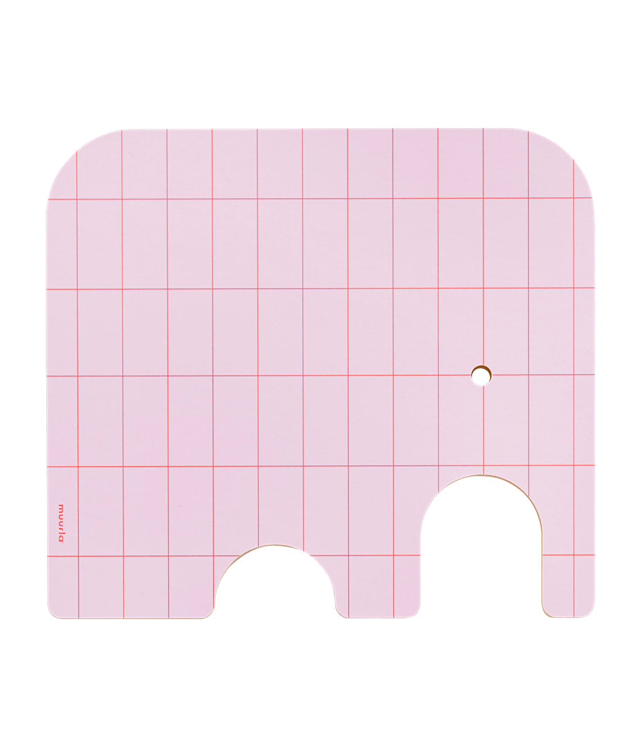 Cutting board, Elephant, birch/pink, Medium