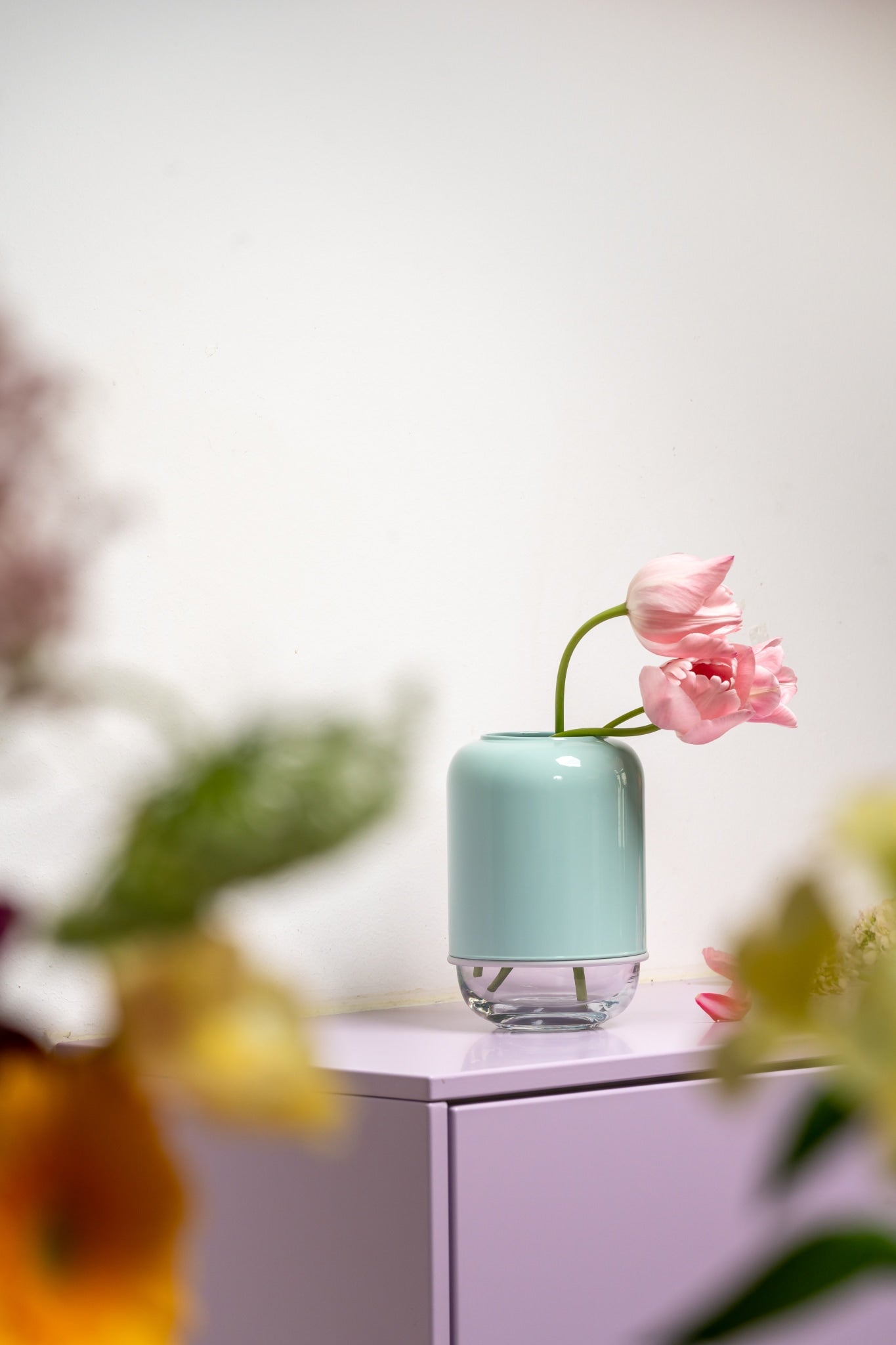 Capsule Vase klar/mint