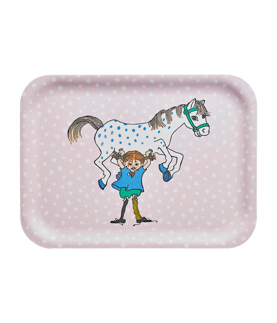 Pippi Longstocking Tray 27x20cm - Pippi and the Horse