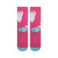 The Mumintrolls Nvrlnd Socks, Snork Miss, Pink Crew