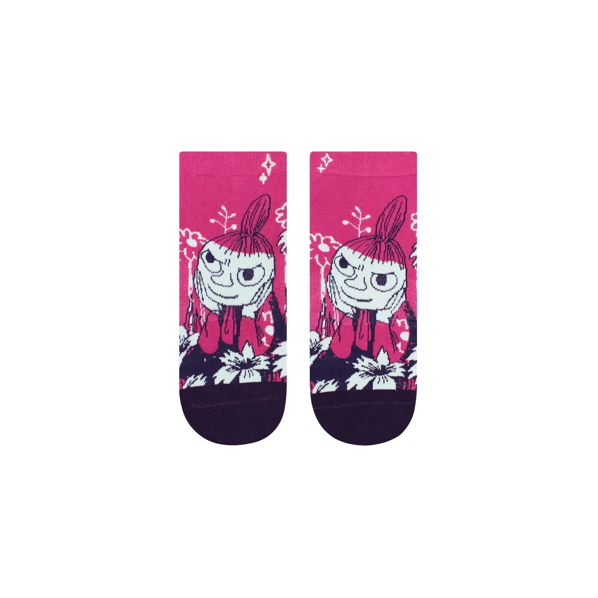 The Moomintrolls Nvrlnd Low-Cut Socks, Little My, Flower