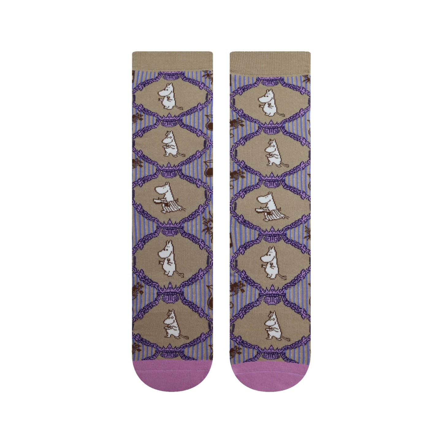 The Mumintrolls Nvrlnd Socks, Celebration Lilac Crew