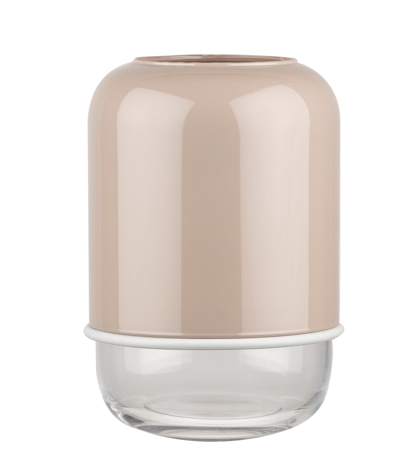 Capsule vase Klar/Beige