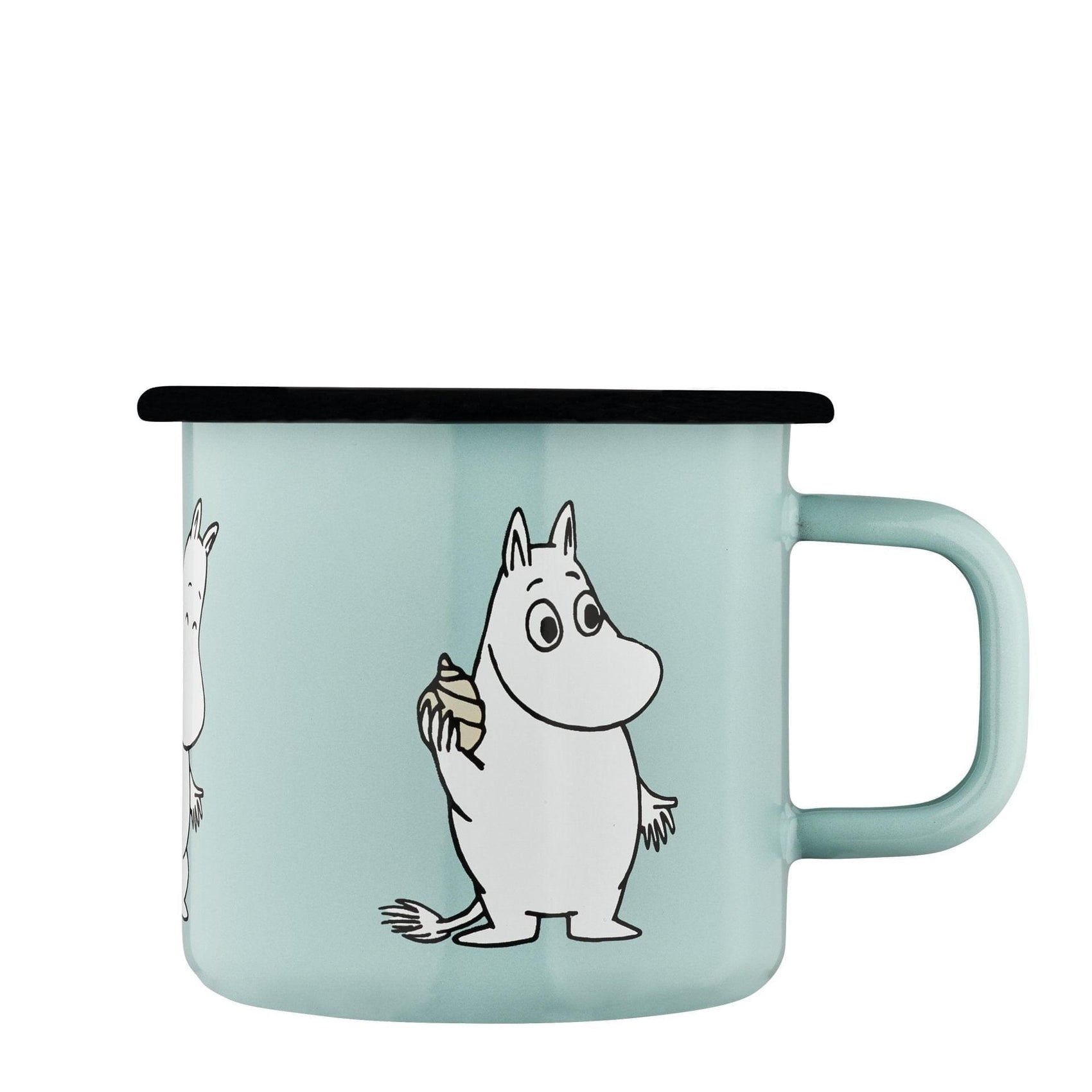 The Moomins Enamel mug 3.7 dl Retro mint