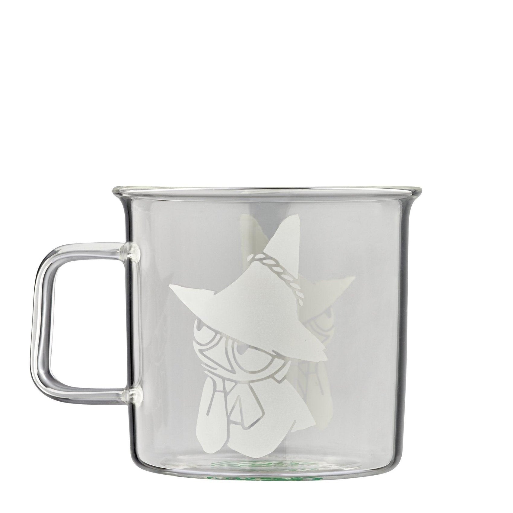 The Moomintrolls Glass mug 3.5 dl Mumrikken, clear