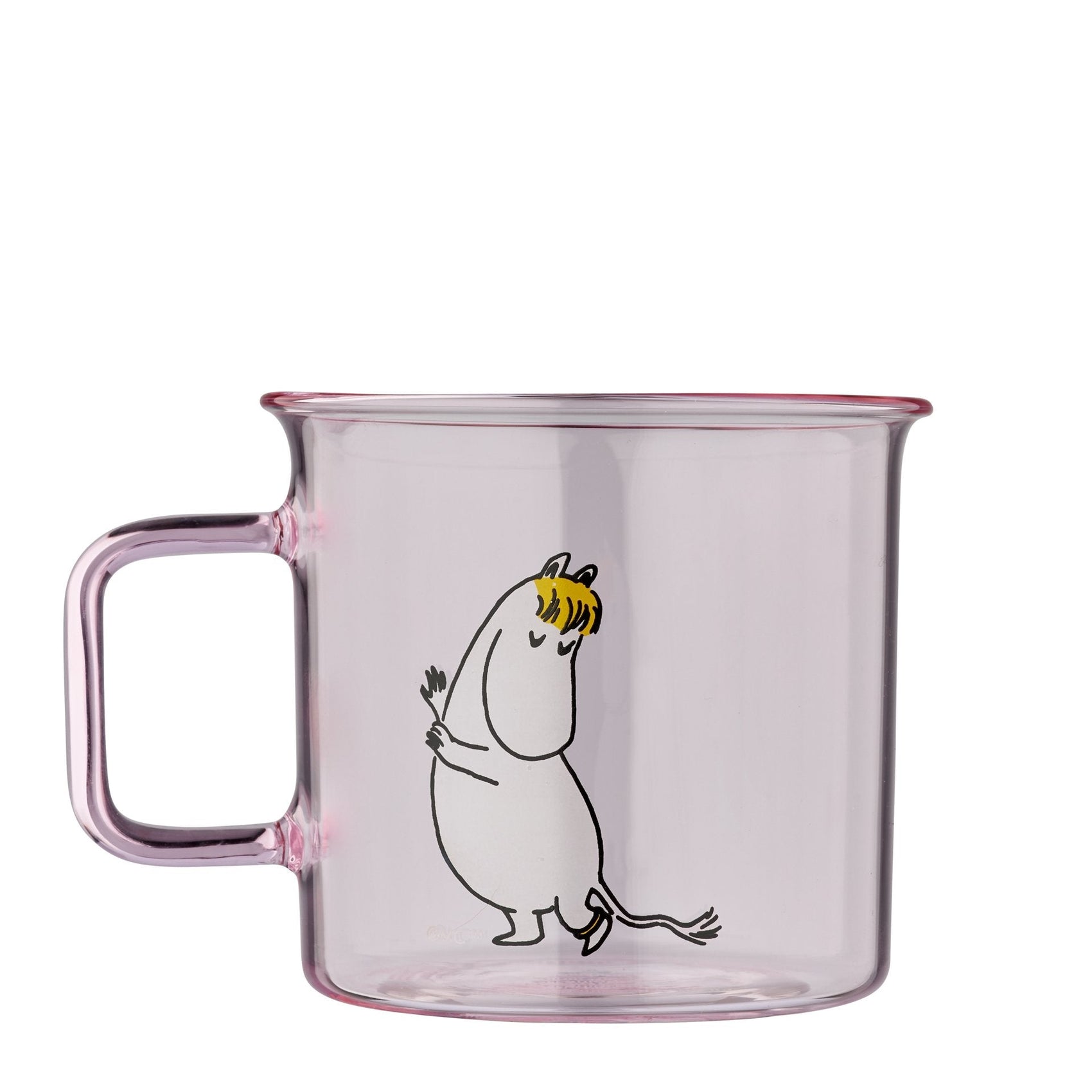 Muminglasmugg, 3,5 dl, Originals Snorkfrøken, rosa