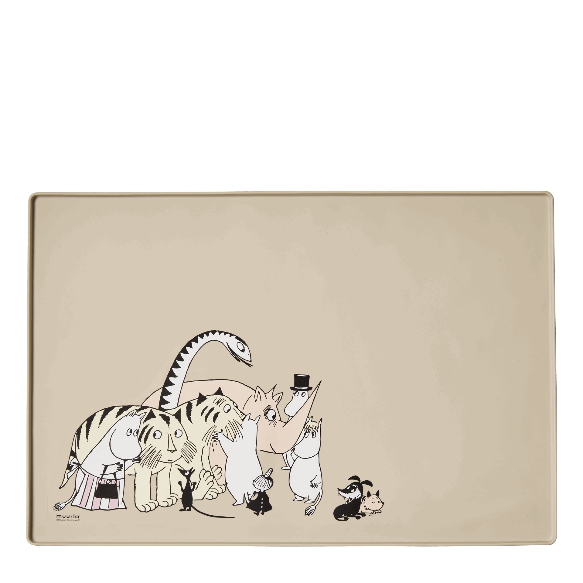 Mumitroldene silikonemåtte PETS 60x40cm, beige - Dsignhouse